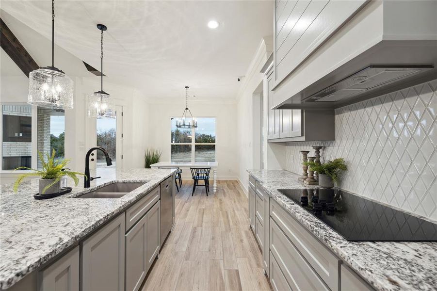 Furnished interior view inside a new home in Vintage Oaks, Weatherford (Image 14).