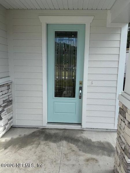 Exterior details and patio area of a home in Brook Forest, St. Augustine (Image 2). Exterior details and patio area of a home in Brook Forest, St. Augustine (Image 2).