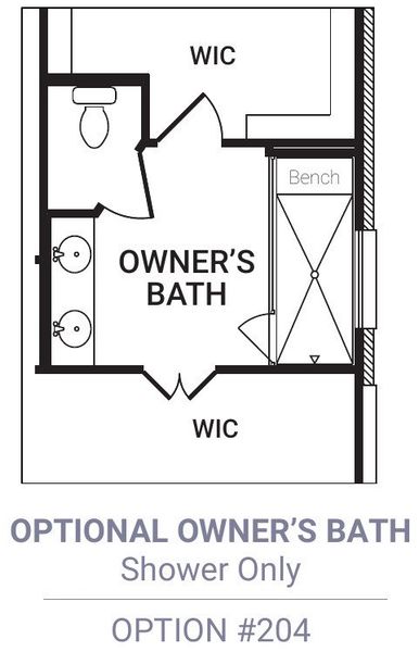 Master Bath – Large Shower / No Tub Master Bath – Large Shower / No Tub