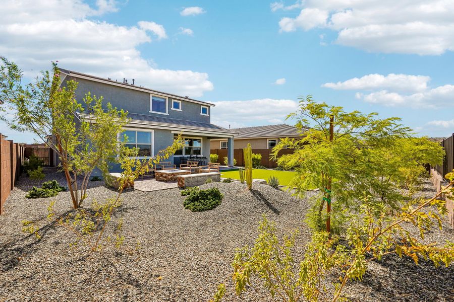 Representative exterior details of a home built from the Sienna by Taylor Morrison in Estrella, Goodyear (Image 33).