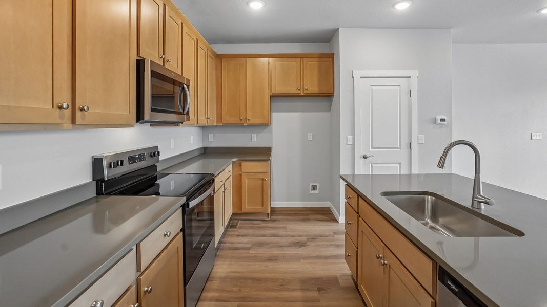 Furnished interior view inside a new home in Windler Townhomes, Aurora (Image 13).