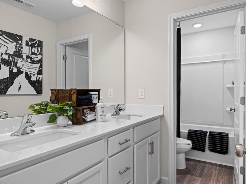Furnished interior view inside a new home in Woodland Crossing, Zebulon (Image 13).