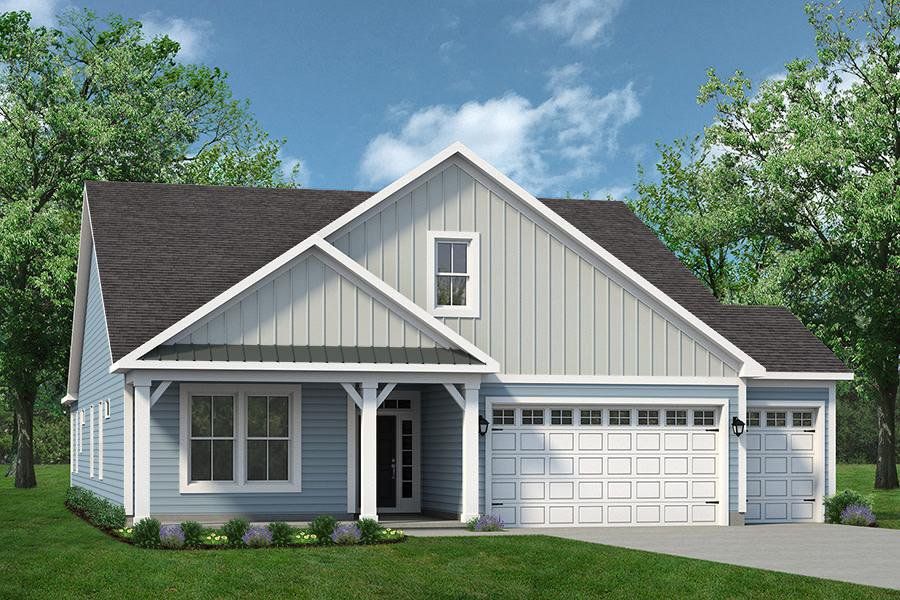 Representative exterior photo of a completed home built from the The Sand Dollar by Chesapeake Homes in Coastal Club of the Carolinas, Calabash, NC (Image 20).