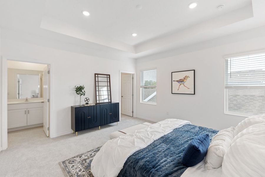 Representative furnished interior of a home built from the Jackson by Park Square Residential in The Residences at Emerson Park, Apopka (Image 16).