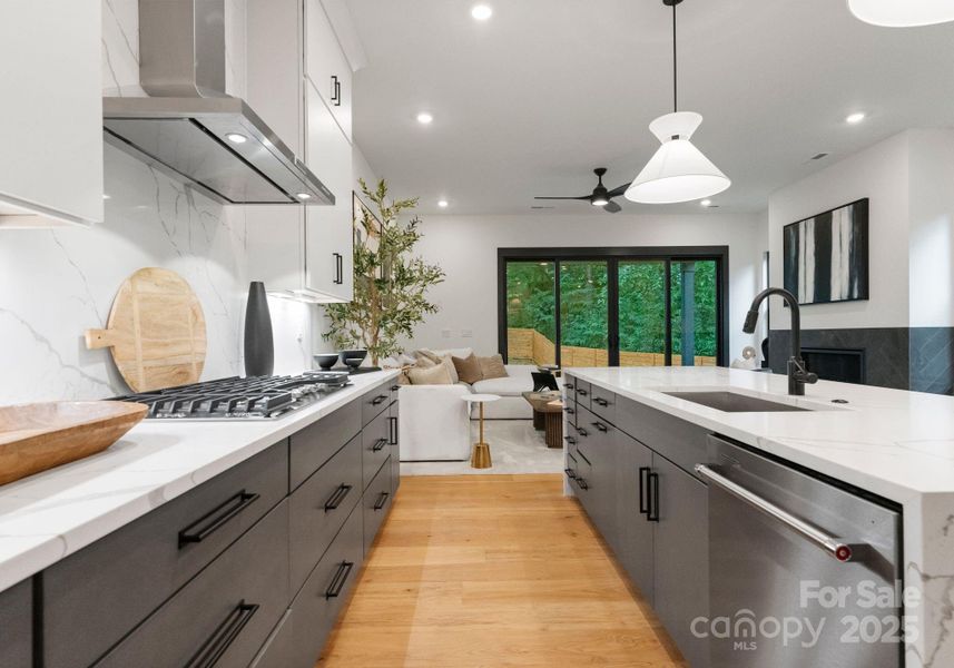 Furnished interior view inside a new home in , Charlotte (Image 13). Furnished interior view inside a new home in , Charlotte (Image 13).