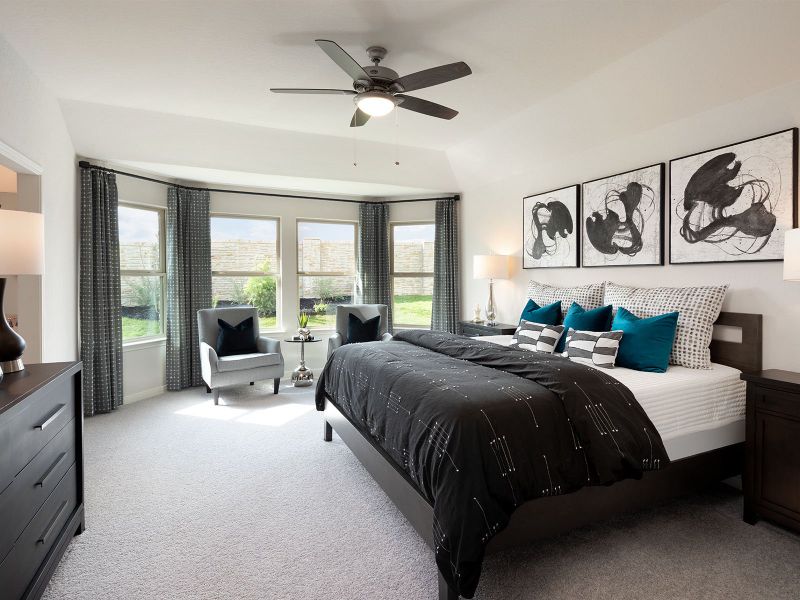 Furnished interior view inside a new home in Arcadia Ridge - Premier Series, San Antonio (Image 7).