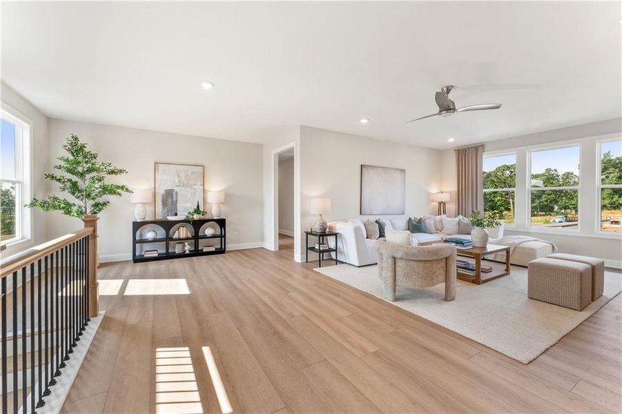 Furnished interior view inside a new home in , Canton (Image 10).