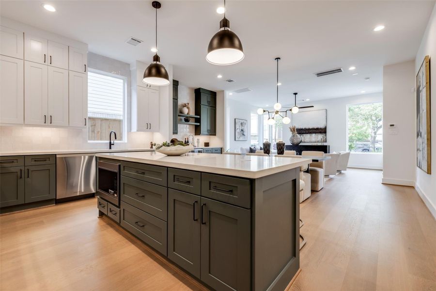 Furnished interior view inside a new home in , Houston (Image 30).