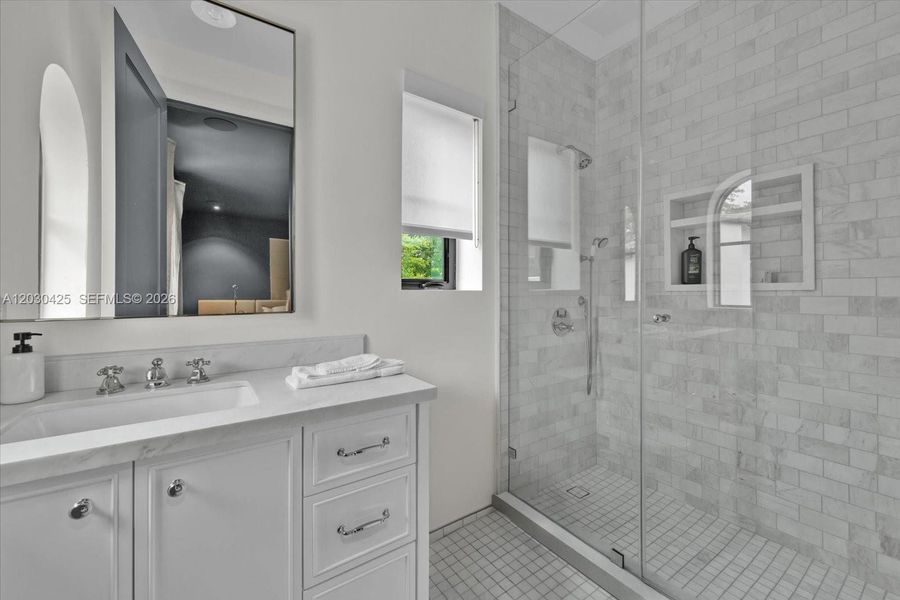 Furnished interior view inside a new home in , Coral Gables (Image 15). Furnished interior view inside a new home in , Coral Gables (Image 15).