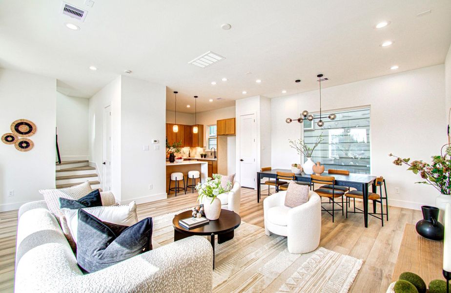 Furnished interior view inside a new home in , Houston (Image 11).