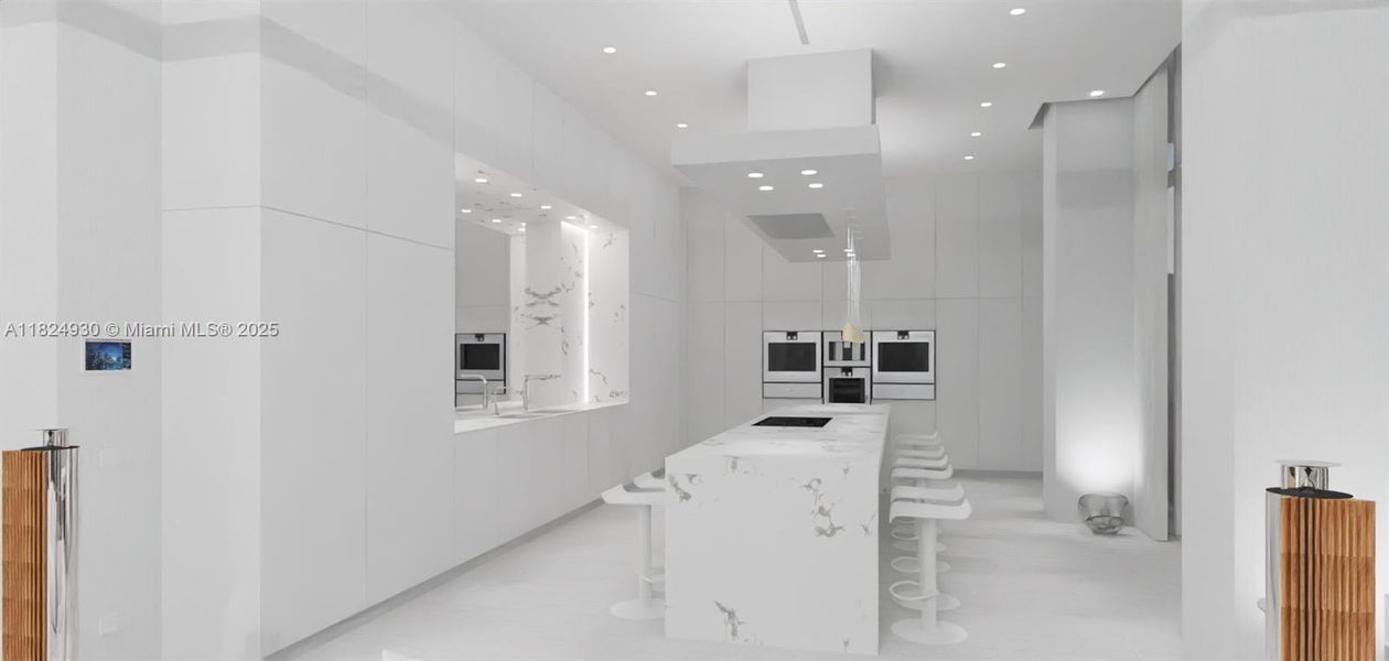 Furnished interior view inside a new home in , Miami (Image 10).