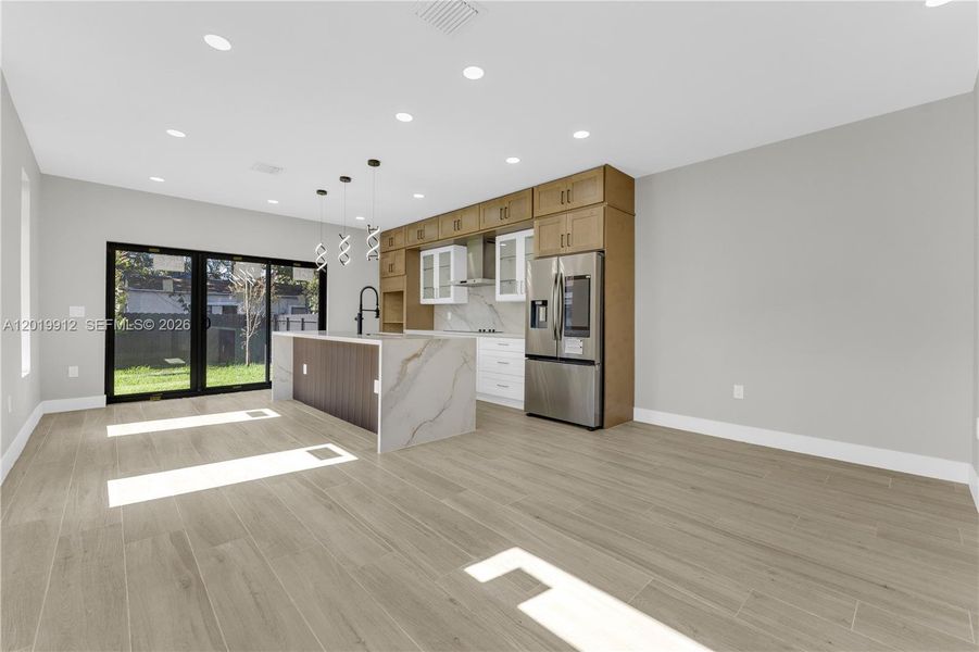 Furnished interior view inside a new home in , Miami (Image 14).