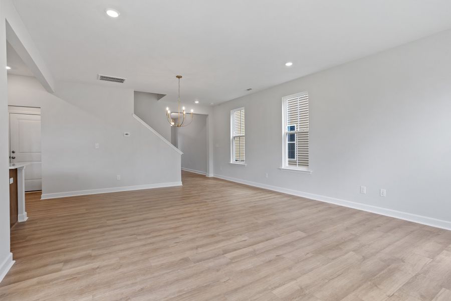 Spacious, unfurnished interior of a new home in Renaissance at White Oak, Garner (Image 20). Spacious, unfurnished interior of a new home in Renaissance at White Oak, Garner (Image 20).