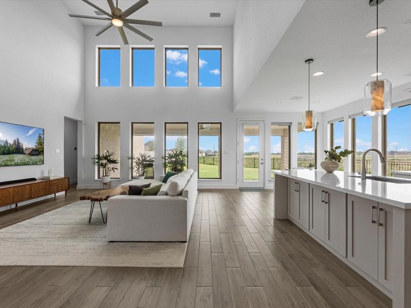 Furnished interior view inside a new home in Valencia, Manvel (Image 7).