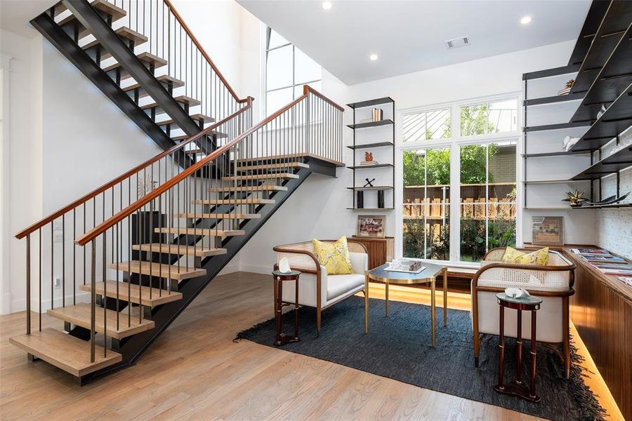 Furnished interior view inside a new home in , Dallas (Image 12).