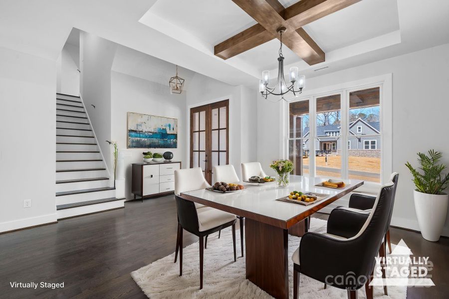 Furnished interior view inside a new home in , Hickory (Image 19).