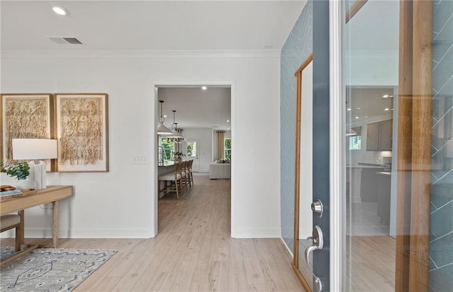 Furnished interior view inside a new home in Watermist at Mirror Lake, Villa Rica (Image 8).
