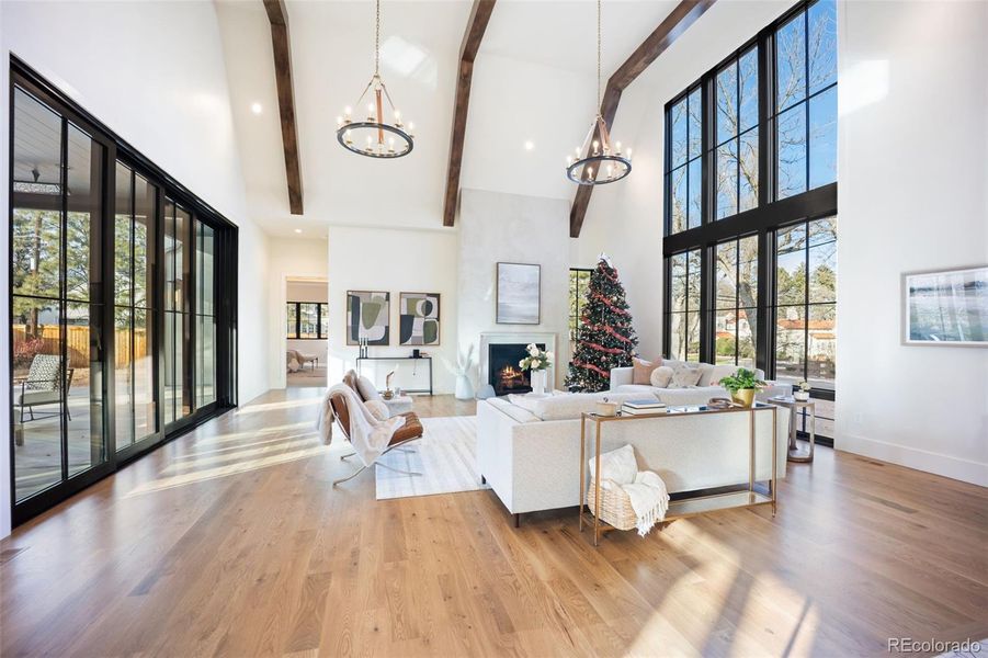 Furnished interior view inside a new home in , Colorado Springs (Image 9).
