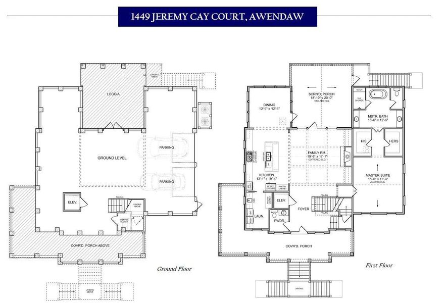 2D floor plan layout of this home in , Awendaw, SC (Image 6).