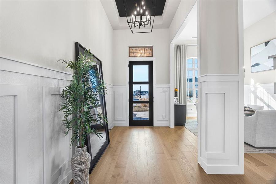 Furnished interior view inside a new home in Pecan Square, Northlake (Image 20).