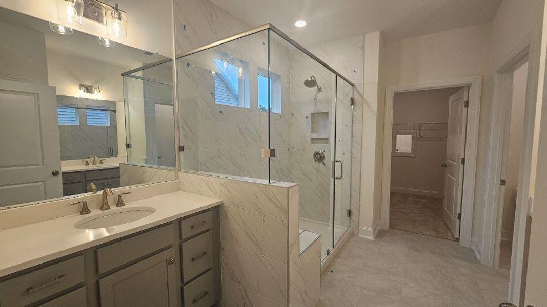 Furnished interior view inside a new home in The Enclave at French Quarter Creek, Huger (Image 9). Furnished interior view inside a new home in The Enclave at French Quarter Creek, Huger (Image 9).