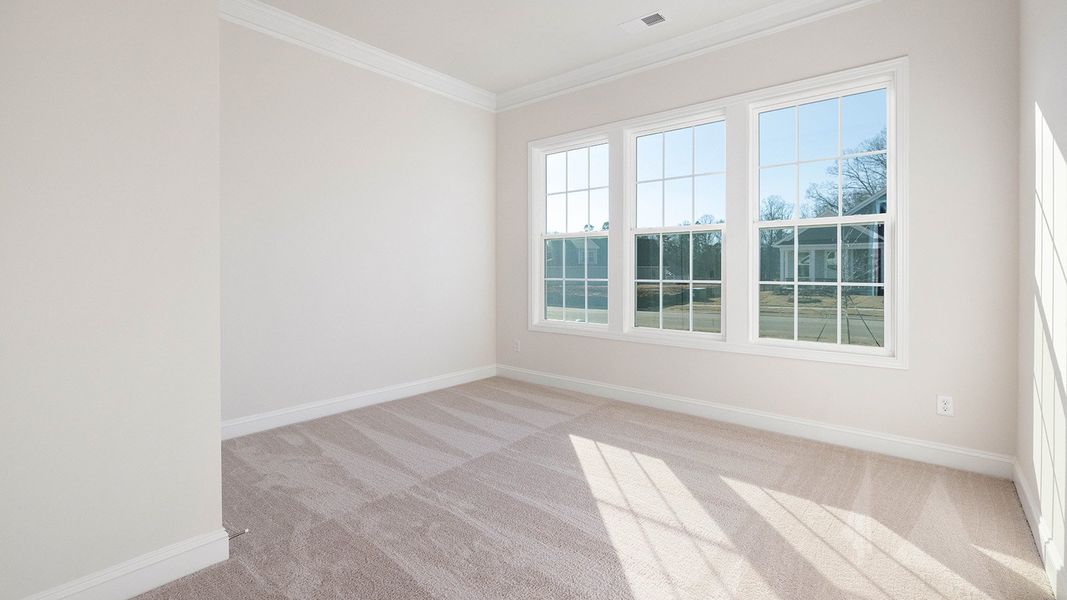 Representative unfurnished interior of a home built from the Azalea by D.R. Horton in Reserve at Tap Root Farms, Fletcher (Image 19). Representative unfurnished interior of a home built from the Azalea by D.R. Horton in Reserve at Tap Root Farms, Fletcher (Image 19).