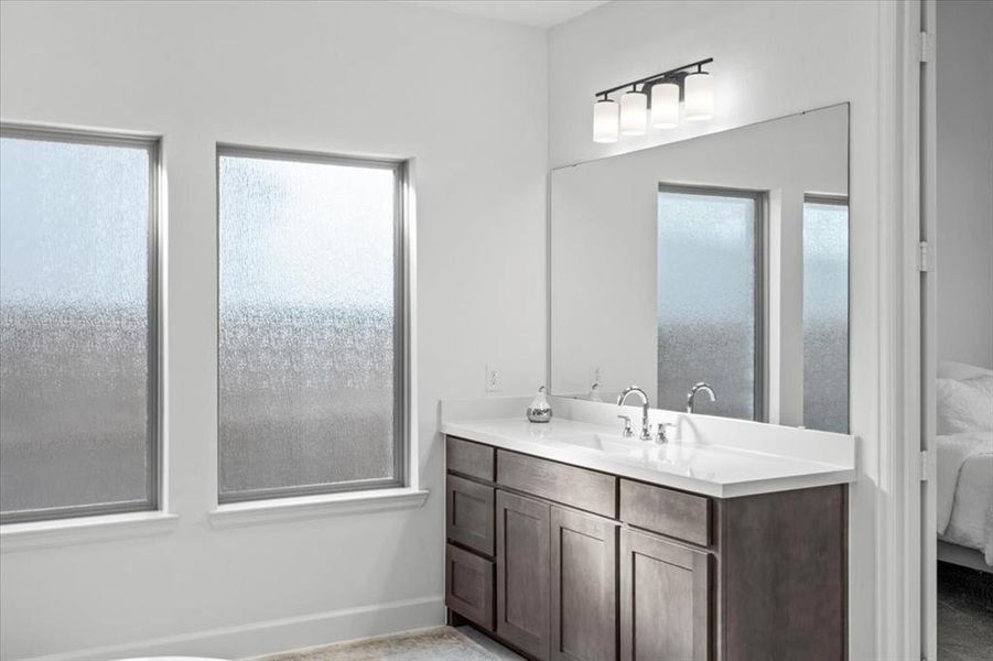 Furnished interior view inside a new home in North Sky 65', Celina (Image 29). Furnished interior view inside a new home in North Sky 65', Celina (Image 29).