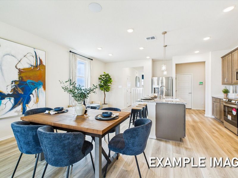 Representative furnished interior of a home built from the The Meadowbrook A by Davidson Homes LLC in Bailey Park, Fayetteville (Image 9).