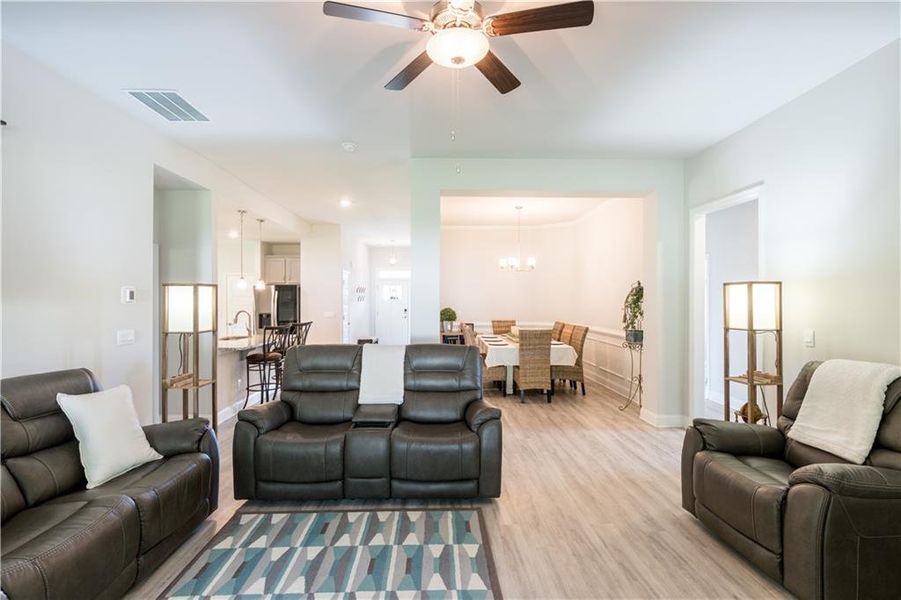 Furnished interior view inside a new home in , Maysville (Image 36).