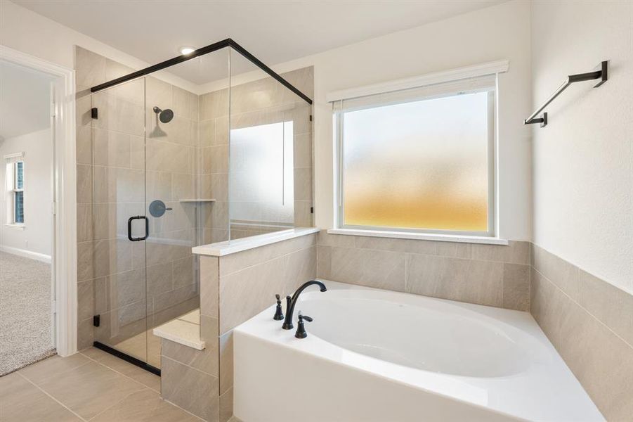 Furnished interior view inside a new home in Coyote Crossing, Godley (Image 17).