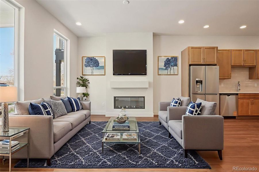 Furnished interior view inside a new home in , Denver (Image 7).