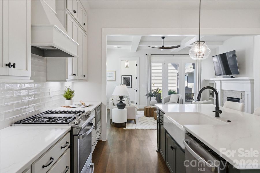 Furnished interior view inside a new home in , Fort Mill (Image 18).