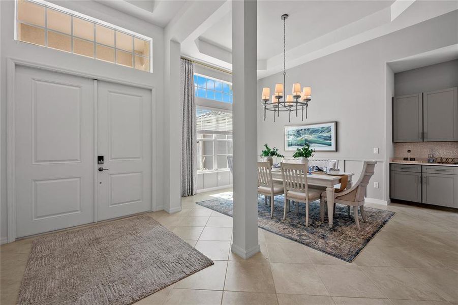 Furnished interior view inside a new home in Calusa Country Club, Lakewood Ranch (Image 39).