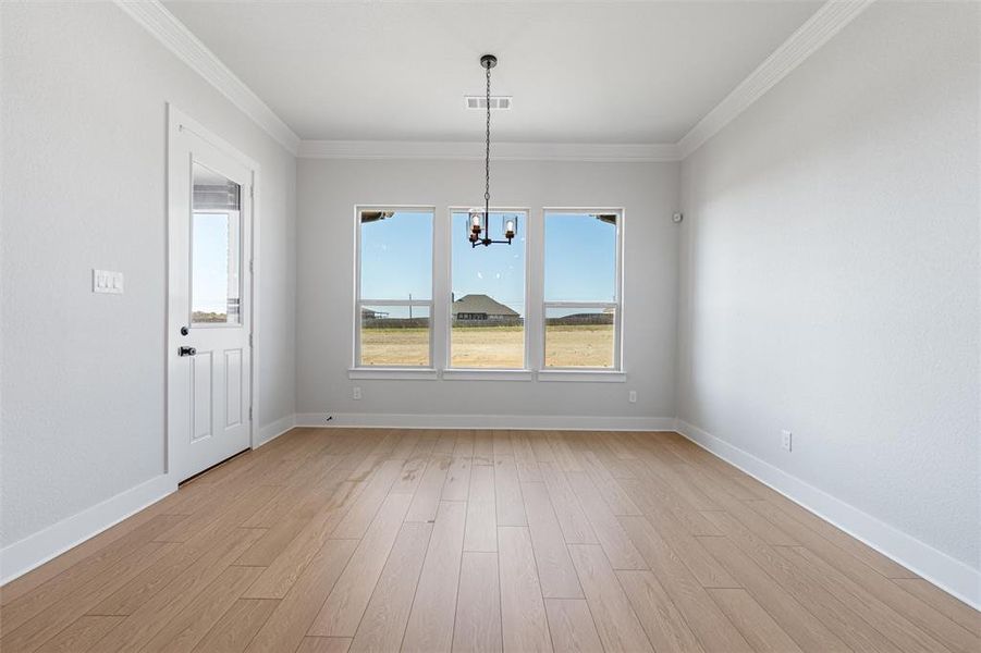 Spacious, unfurnished interior of a new home in Creekview Addition, Van Alstyne (Image 38). Spacious, unfurnished interior of a new home in Creekview Addition, Van Alstyne (Image 38).