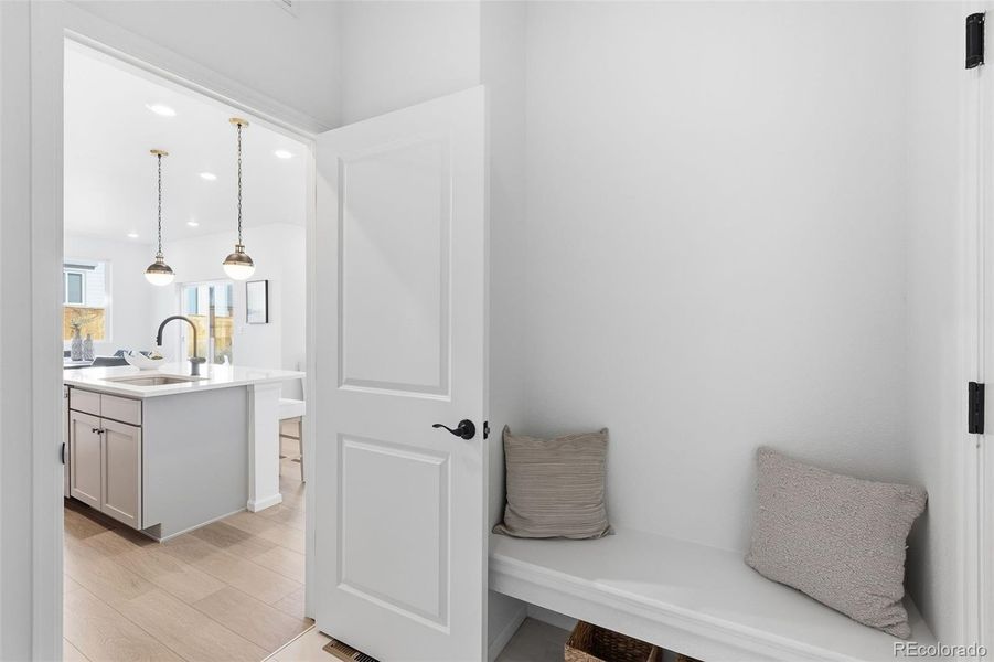 Furnished interior view inside a new home in The Cottages Collection at Ridgeline Vista, Brighton (Image 26).