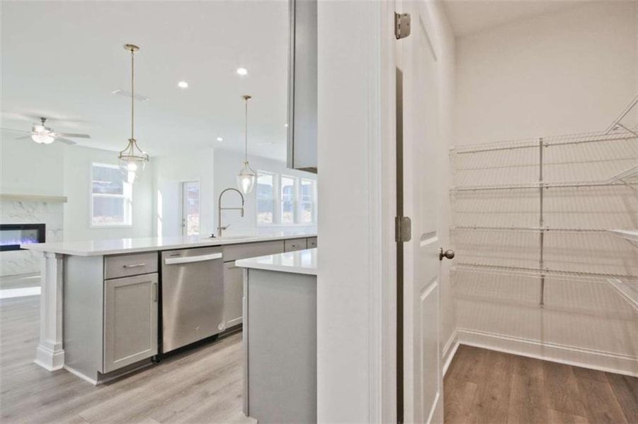 Furnished interior view inside a new home in The Paddocks at Doc Hughes, Buford (Image 13).