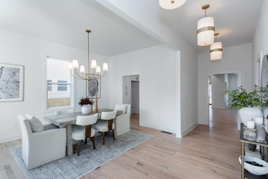 Furnished interior view inside a new home in , East Point (Image 14).