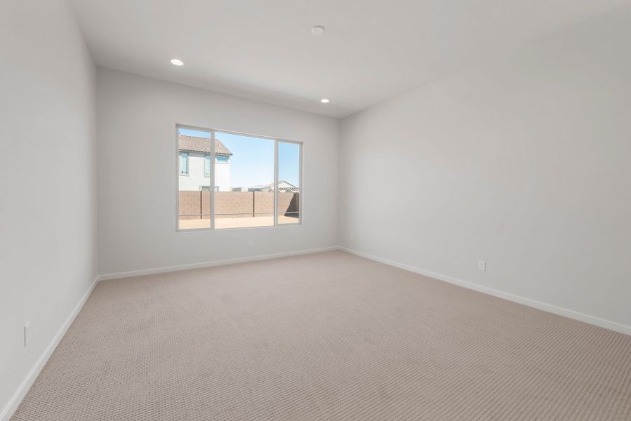 Spacious, unfurnished interior of a new home in Harvest - Enchantment Series, Queen Creek (Image 16). Spacious, unfurnished interior of a new home in Harvest - Enchantment Series, Queen Creek (Image 16).