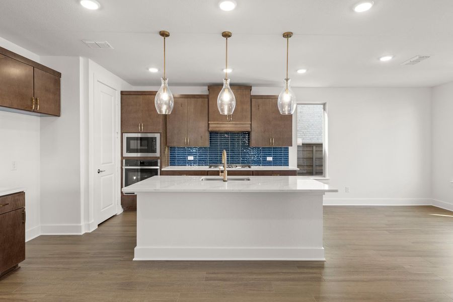 Furnished interior view inside a new home in Garden Collection at Union Park, Little Elm (Image 5).