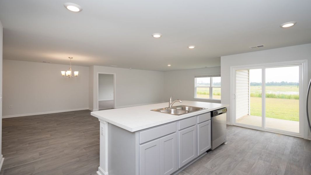 Representative furnished interior of a home built from the KERRY by D.R. Horton in Stanbury Creek, Supply (Image 9).
