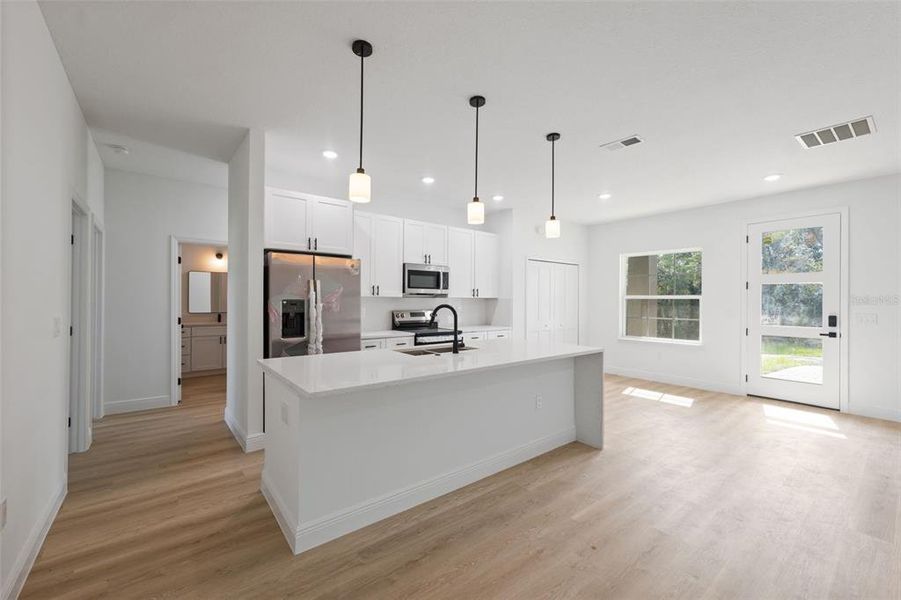 Furnished interior view inside a new home in , Ocala (Image 5). Furnished interior view inside a new home in , Ocala (Image 5).