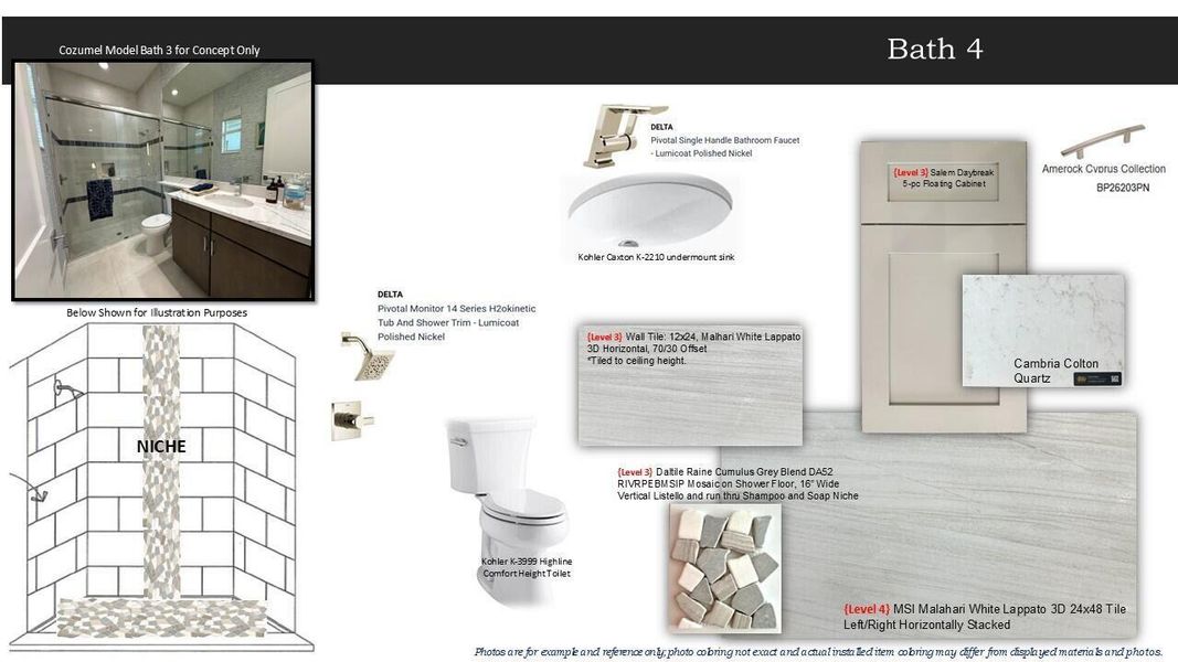 Sample of building materials used in homes in Coral Isles at Avenir, Palm Beach Gardens (Image 4).