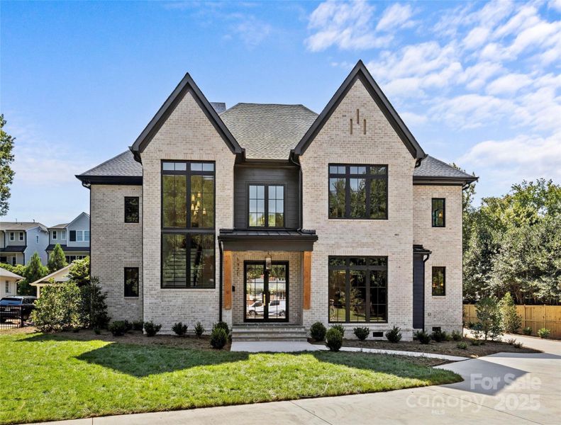 Front exterior of a new home in Stratford Chase, Charlotte, NC, highlighting curb appeal (Image 2).