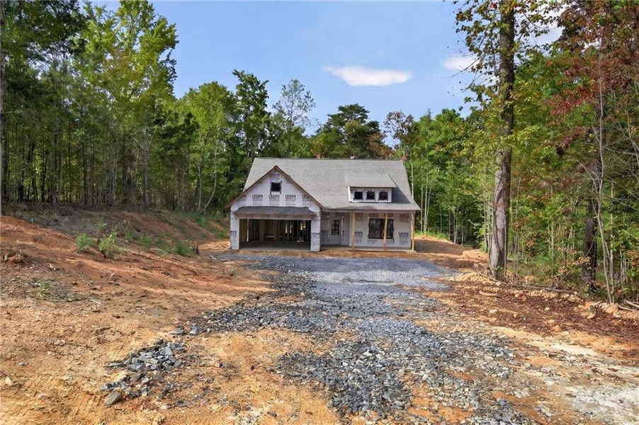 In-progress construction of a new home in , Buchanan, GA (Image 36).