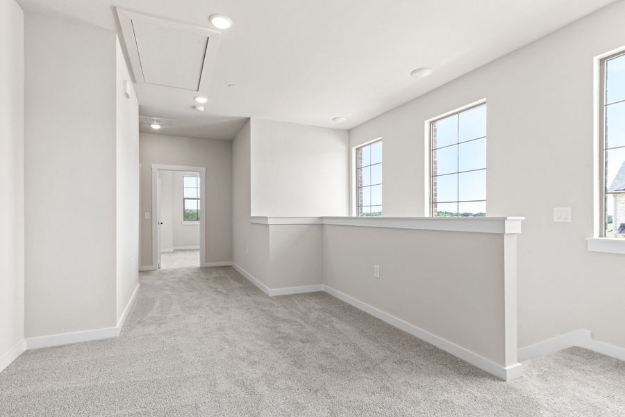 Spacious, unfurnished interior of a new home in The Tribute, The Colony (Image 25). Spacious, unfurnished interior of a new home in The Tribute, The Colony (Image 25).