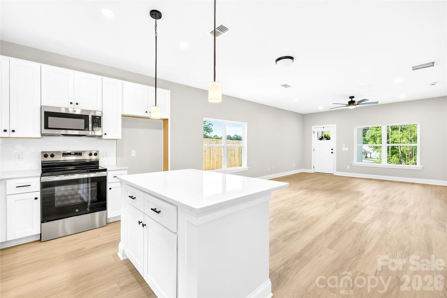 Furnished interior view inside a new home in , Kannapolis (Image 8).