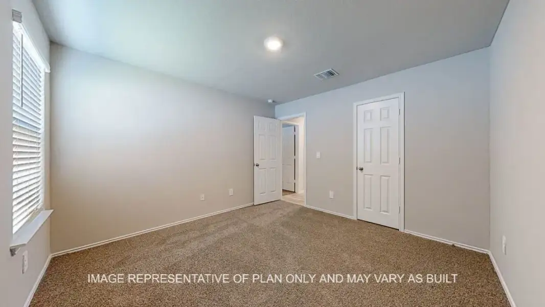 Representative unfurnished interior of a home built from the Seabrook by D.R. Horton in Wildwood Estates, Nolanville (Image 24).