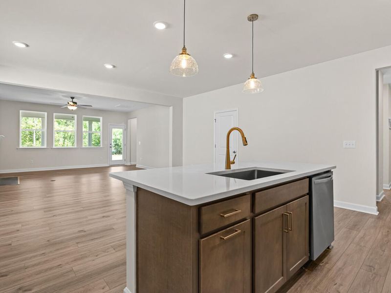 Furnished interior view inside a new home in Sage on North Main, Wake Forest (Image 6).