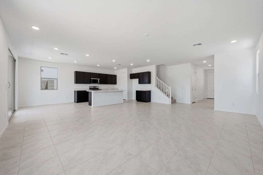 Representative unfurnished interior of a home built from the Pecan by Mattamy Homes in Baker Farms, Phoenix (Image 12).
