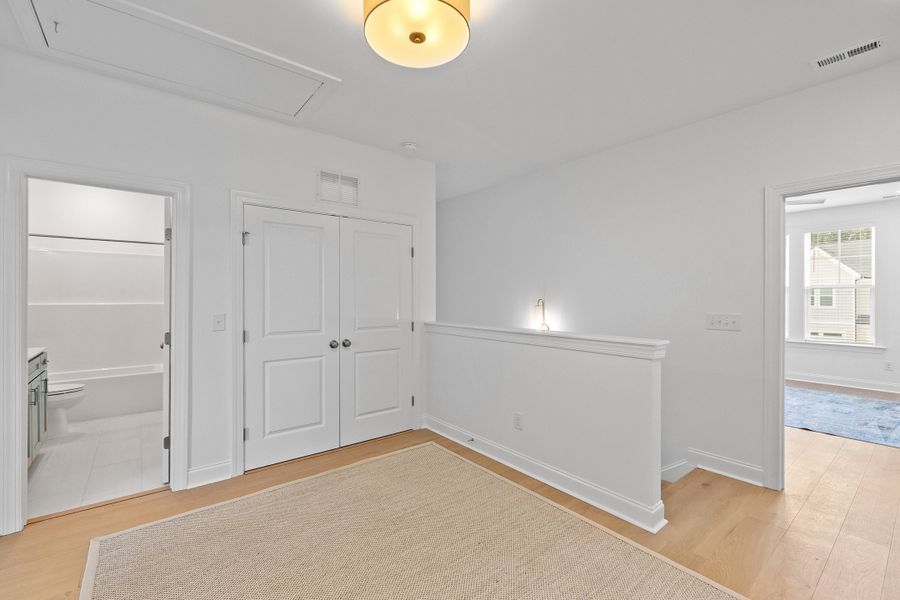 Representative unfurnished interior of a home built from the The Juniper by RobuckHomes in Kennebec Crossing, Angier (Image 80).